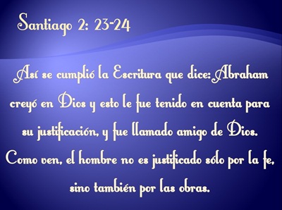 SANTIAGO 2:23-24